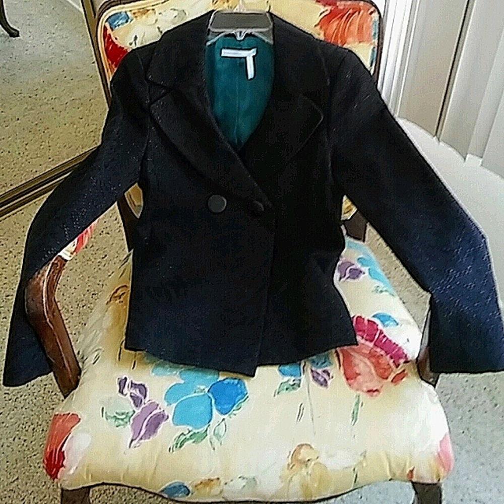 Nordstrom Never Worn. 2 Button Black Blazer. Small